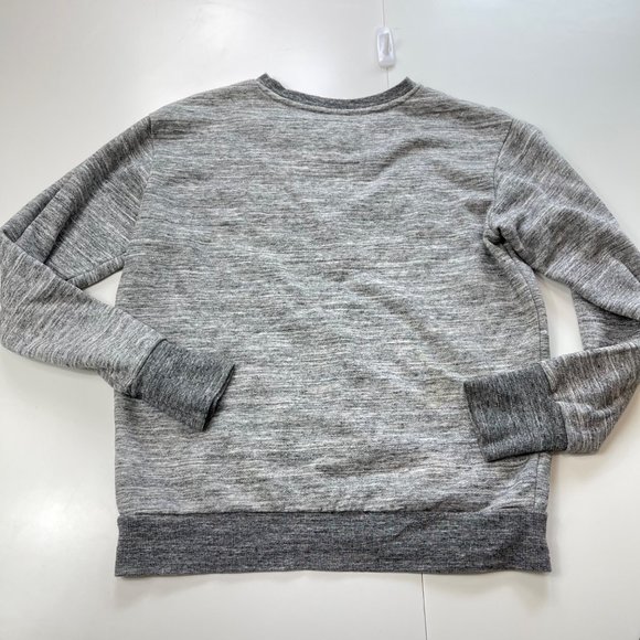 Reflex Gray Chevron Crew Neck Sweatshirt Size S - Picture 4 of 9